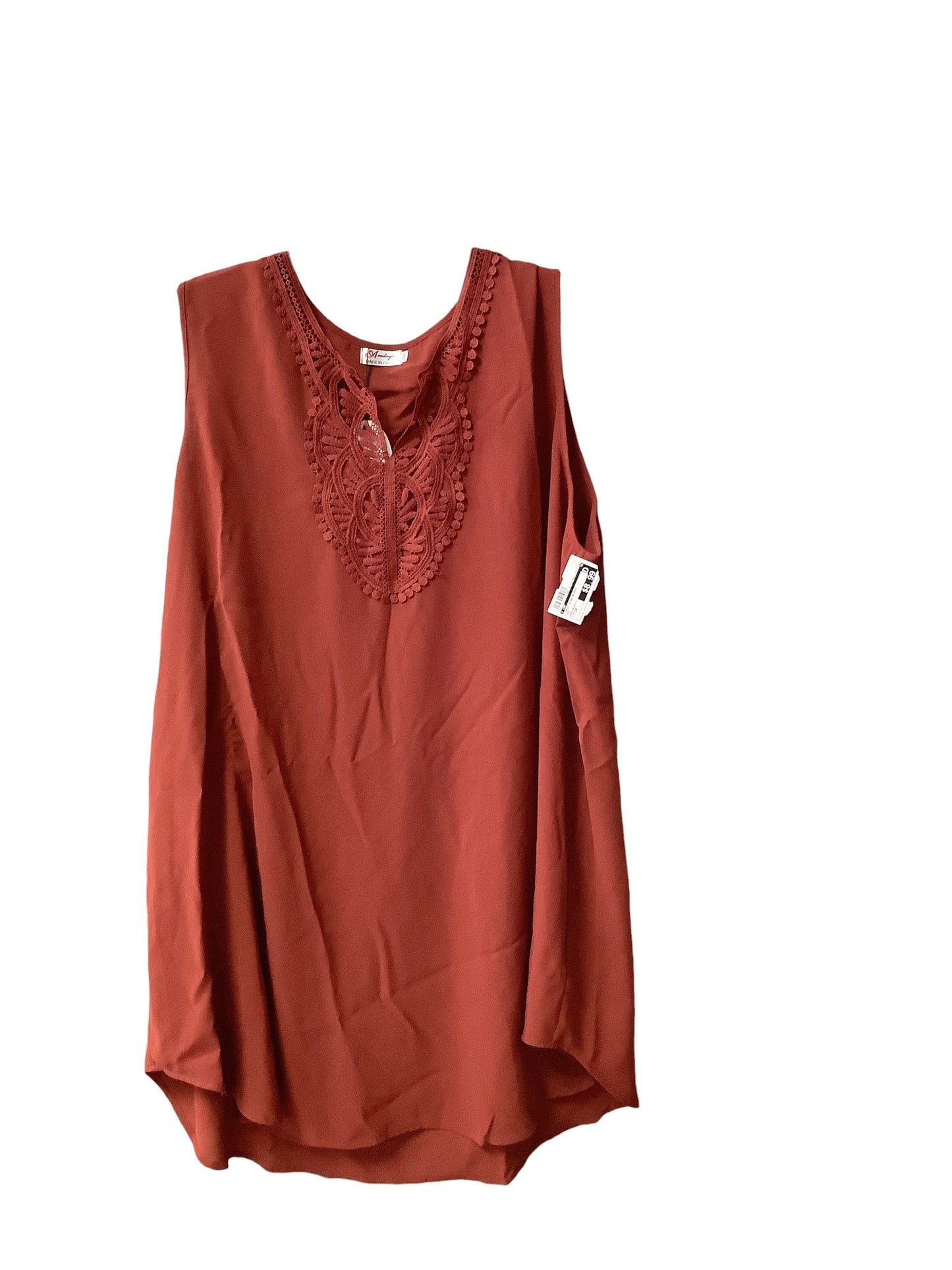 Tunic Sleeveless By Cmf  Size: 2x