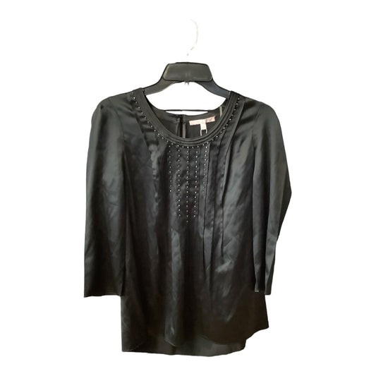 Black Top Long Sleeve Rebecca Taylor, Size 2