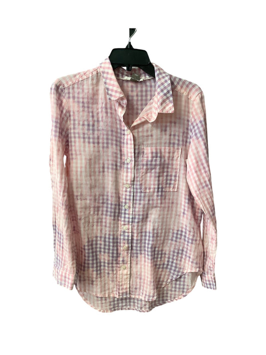 Top Long Sleeve By Pilcro In Pink, Size: S