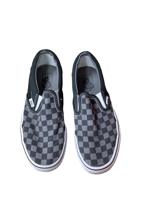 Checkered Pattern Shoes Sneakers Vans, Size 9.5