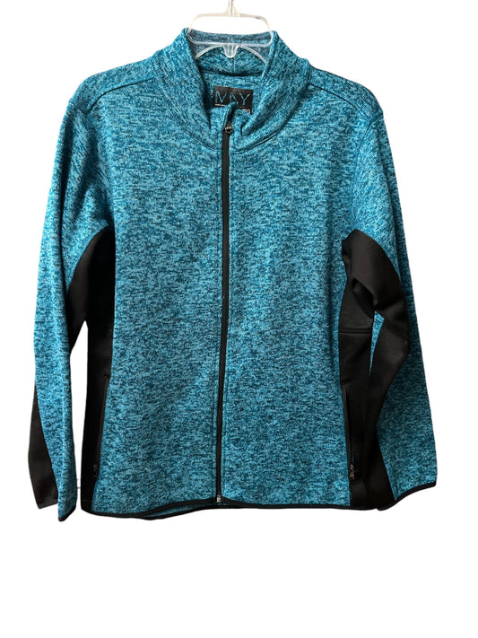 Athletic Jacket By Marc New York In Teal, Size: Xl