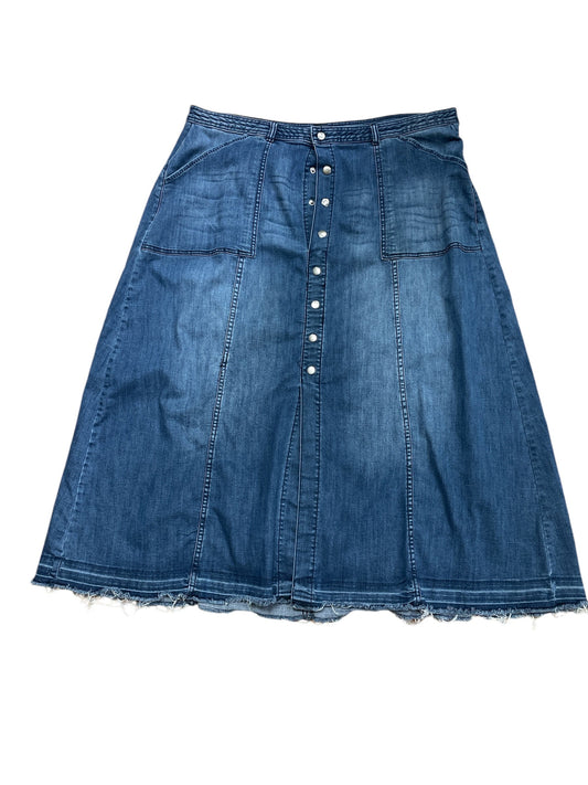 Skirt Maxi By Lane Bryant In Blue Denim, Size: 24