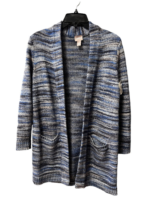 Sweater Cardigan By Chicos In Blue, Size: M