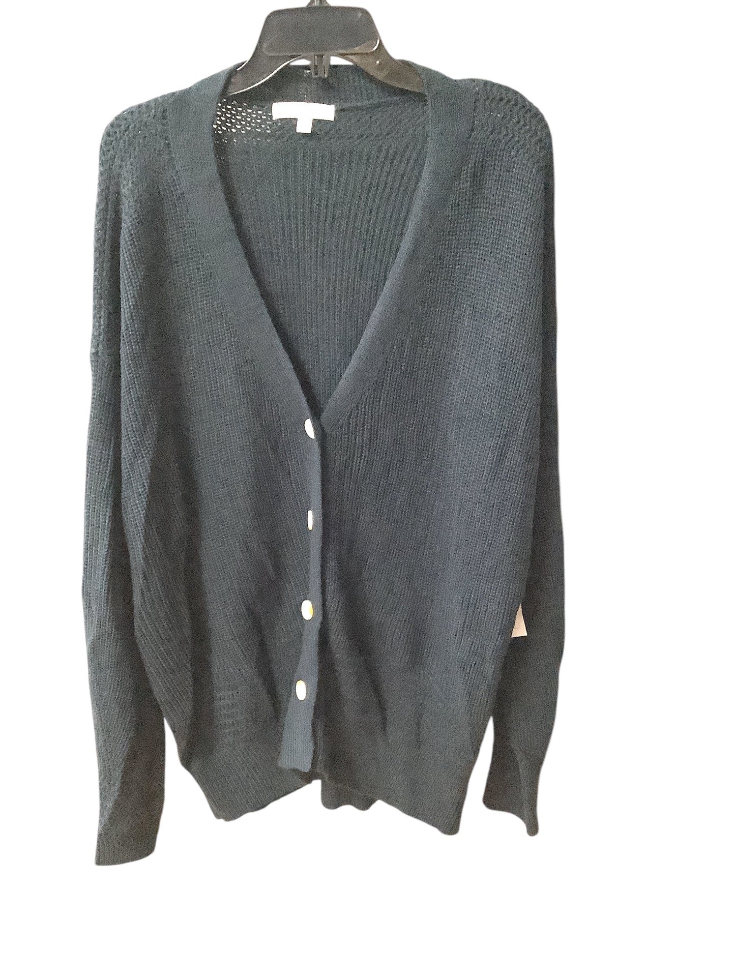 Sweater Cardigan By Cme In Navy, Size: 1x