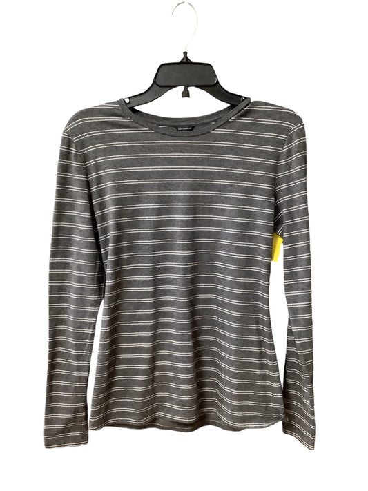 Top Long Sleeve Basic By Ann Taylor In Striped Pattern, Size: M