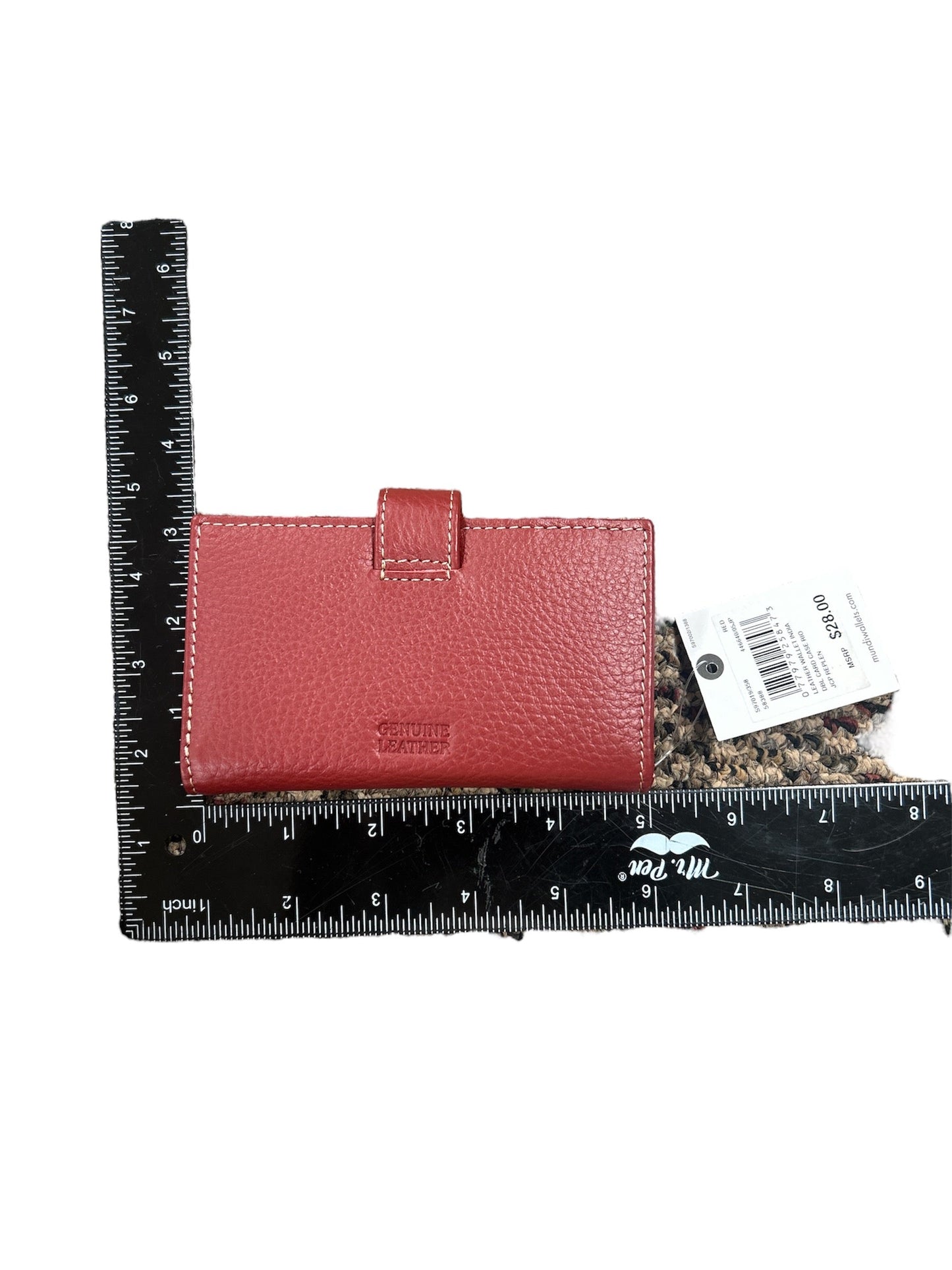 Wallet Leather By Clothes Mentor, Size: Small