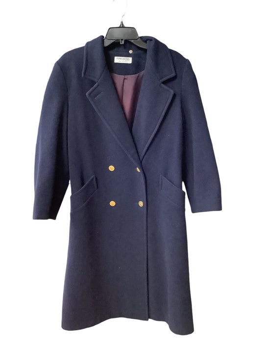 Coat Wool By Cmb In Navy, Size: M