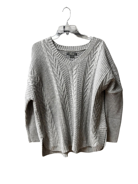 Sweater By Natural Reflections In Grey, Size: L