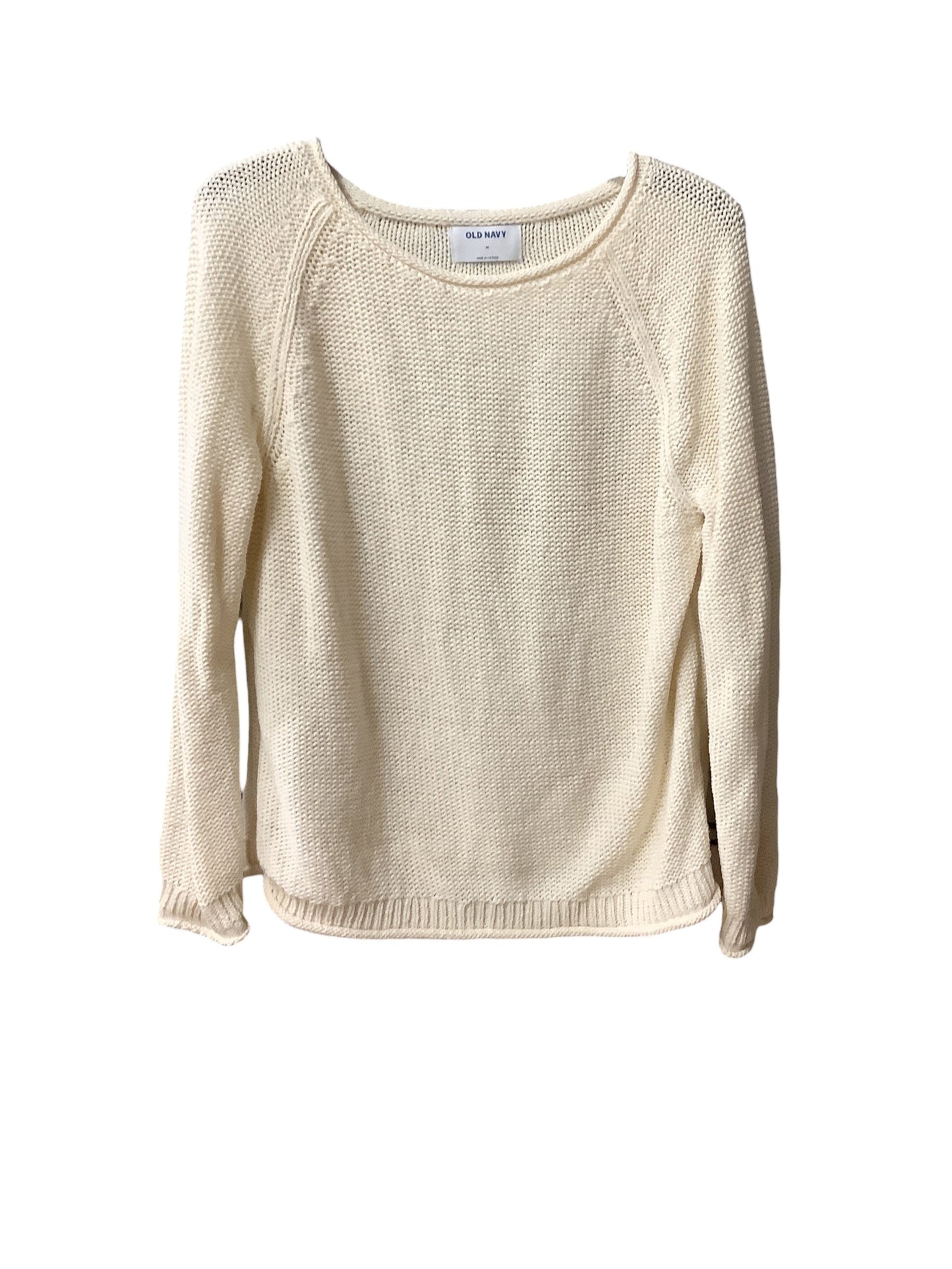 Sweater By Old Navy In Cream, Size: M