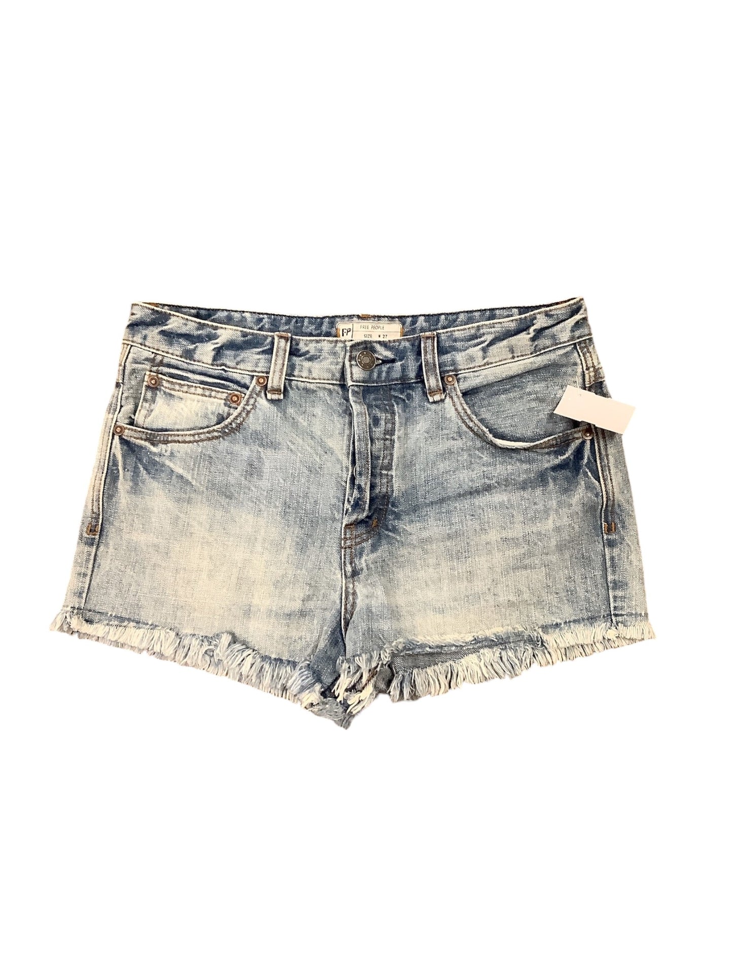 Shorts By Free People In Blue Denim, Size: 4