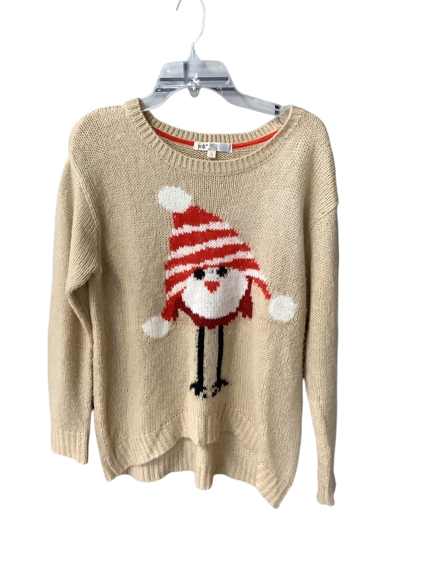 Sweater By Jolt In Tan, Size: L