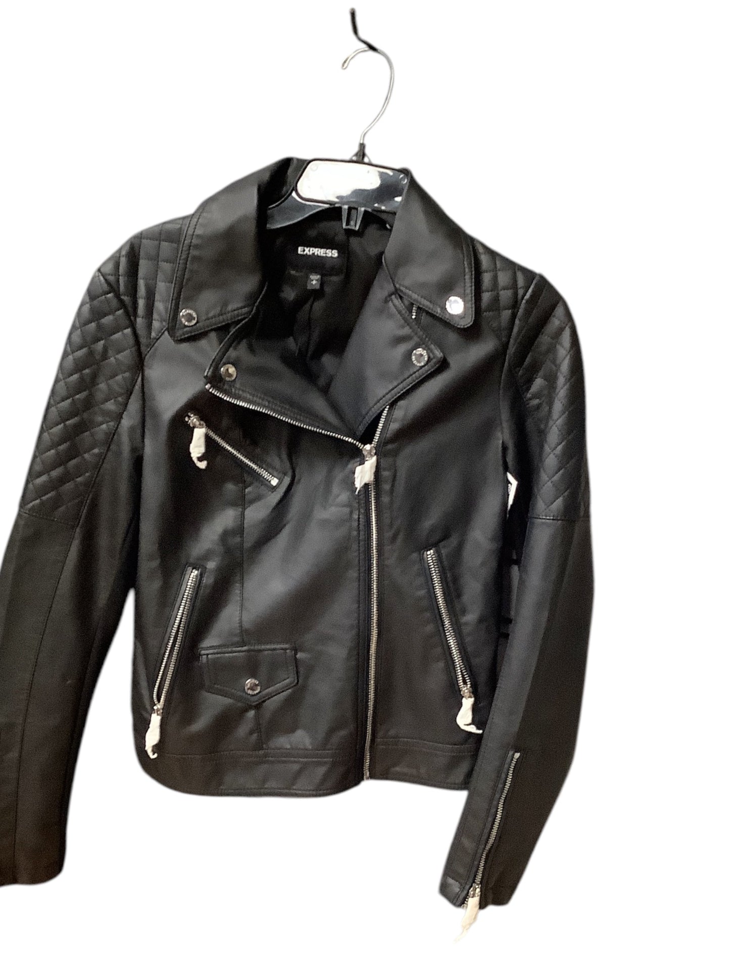 Jacket Moto By Express In Black, Size: S