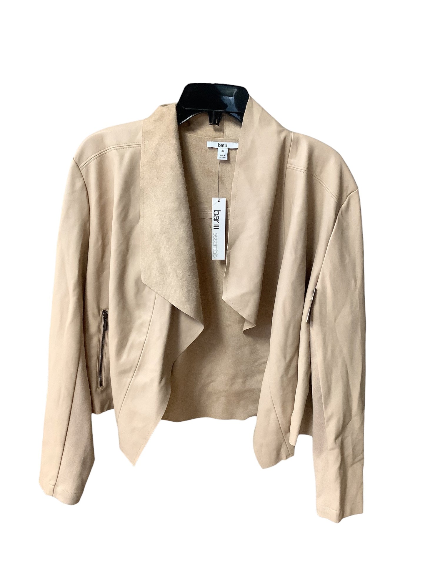 Blazer By Bar Iii In Tan, Size: Xl