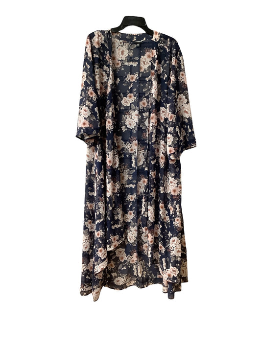 Kimono By Torrid In Floral Print, Size: 1x