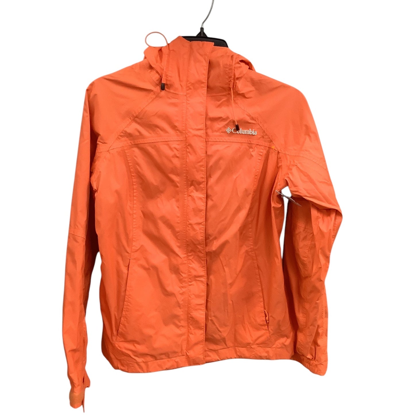 Jacket Windbreaker By Columbia In Orange, Size: Xs