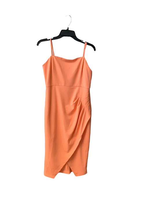 Peach Dress Party Midi Laundry, Size 8