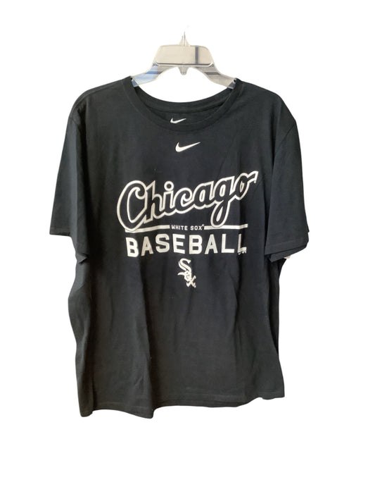 Top Short Sleeve By Nike Apparel In Black, Size: Xl