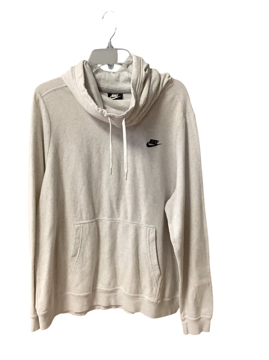 Athletic Sweatshirt Hoodie By Nike Apparel In Grey, Size: 18