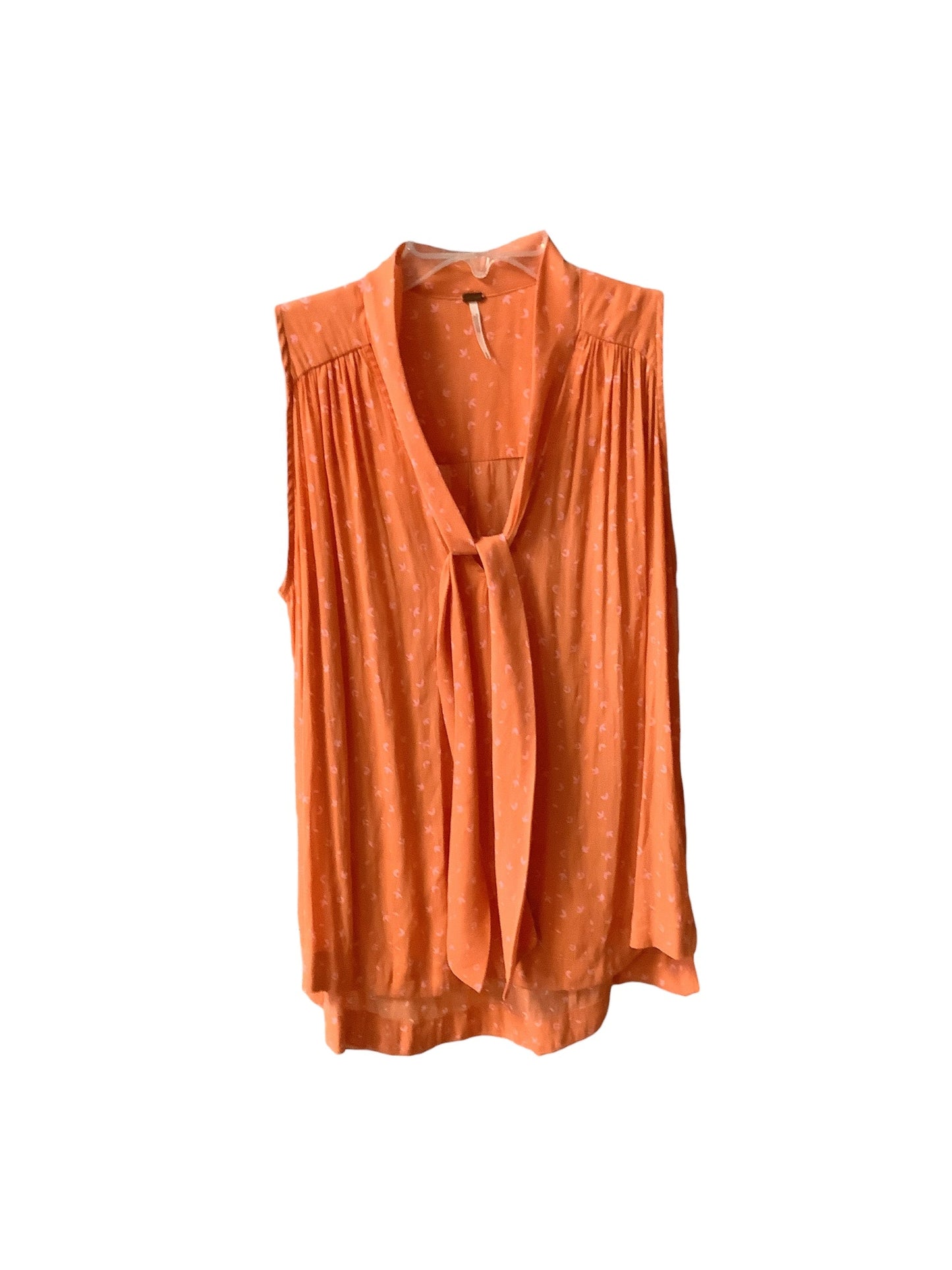 Orange Top Sleeveless Free People, Size M