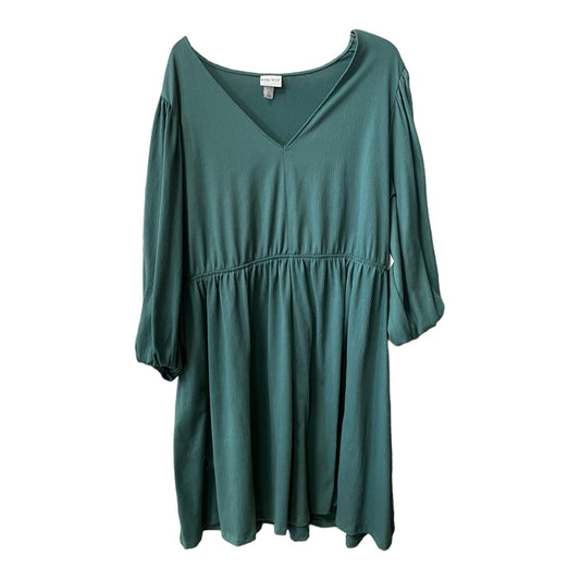 Green Dress Casual Short Ava & Viv, Size 2x