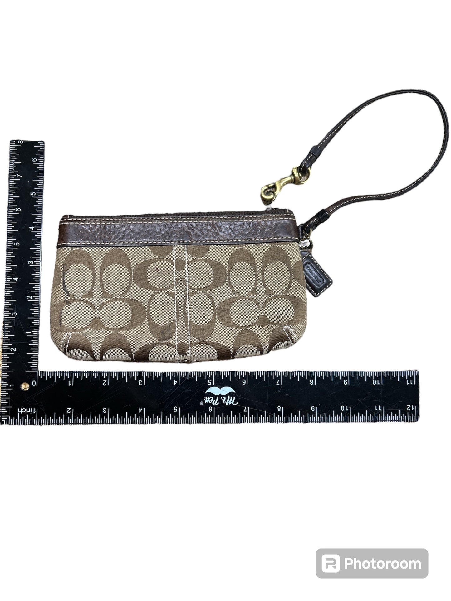 Wristlet Designer Coach, Size Small