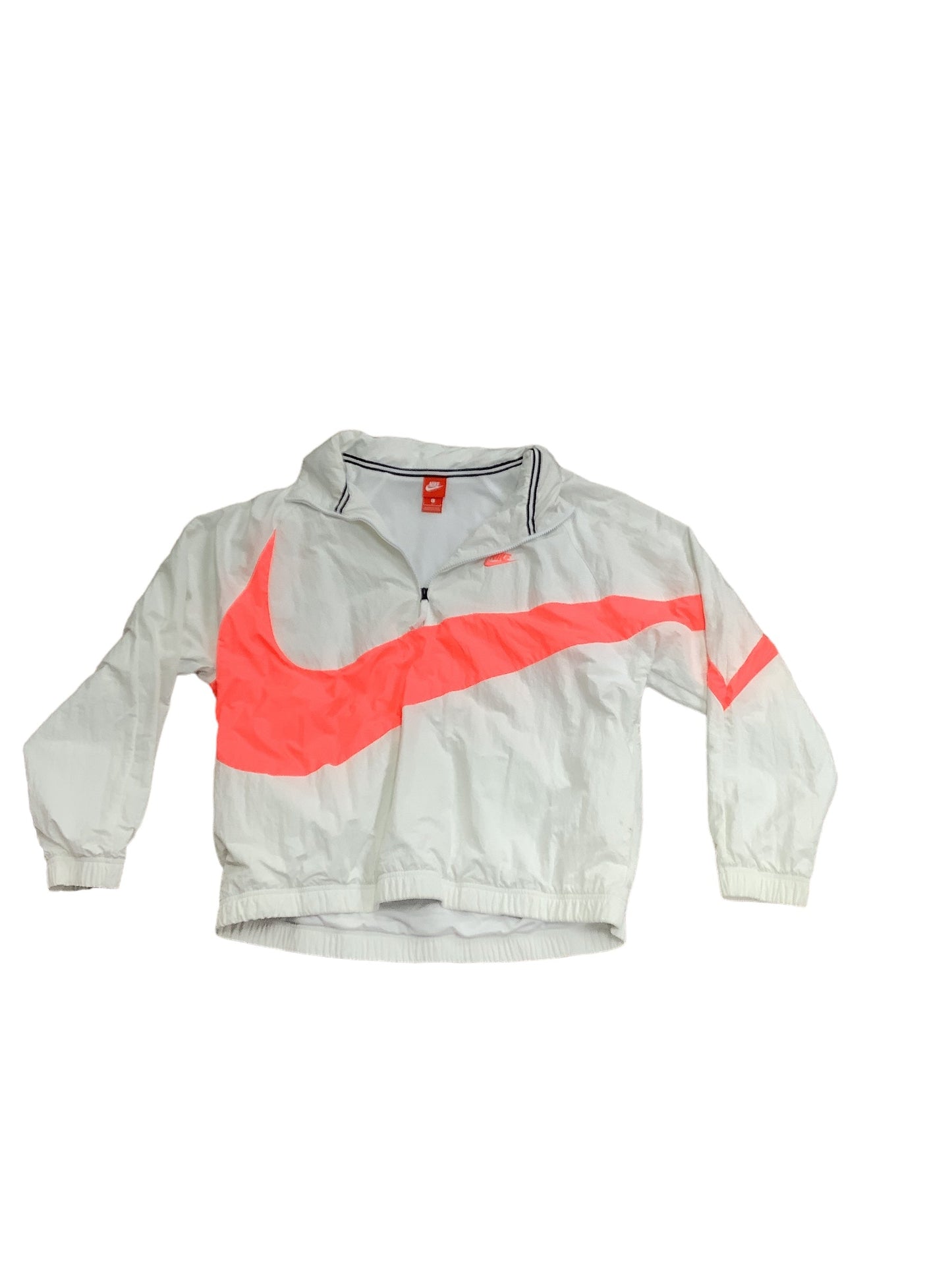 Athletic Jacket By Nike Apparel In Pink, Size: L