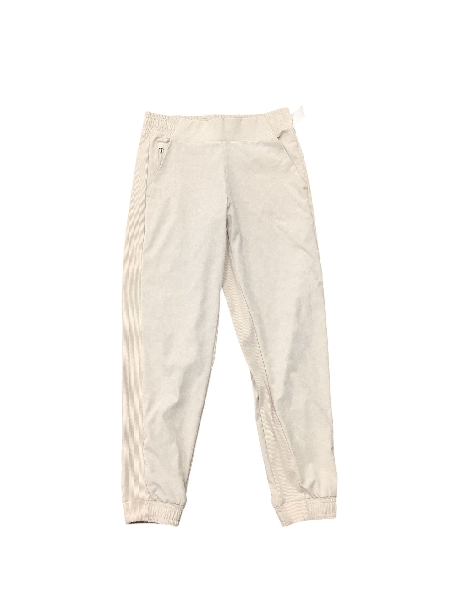 Athletic Pants By Athleta In Cream, Size: 2petite