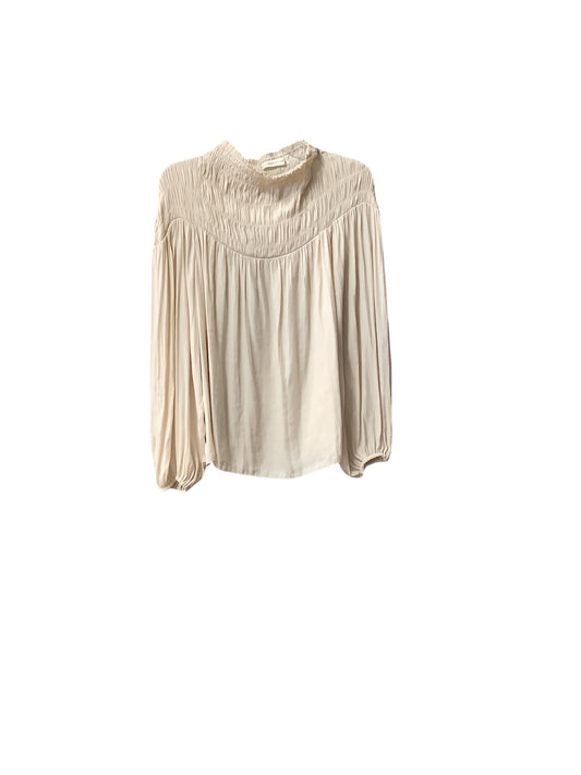 Top Long Sleeve By Mustard Seed In Cream, Size: M