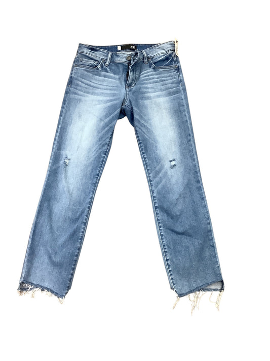 Jeans Straight By Kut In Blue, Size: 4