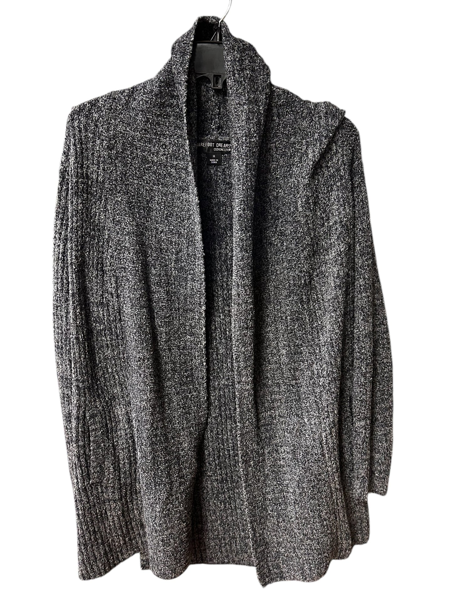 Sweater Cardigan By Barefoot Dreams In Grey, Size: M