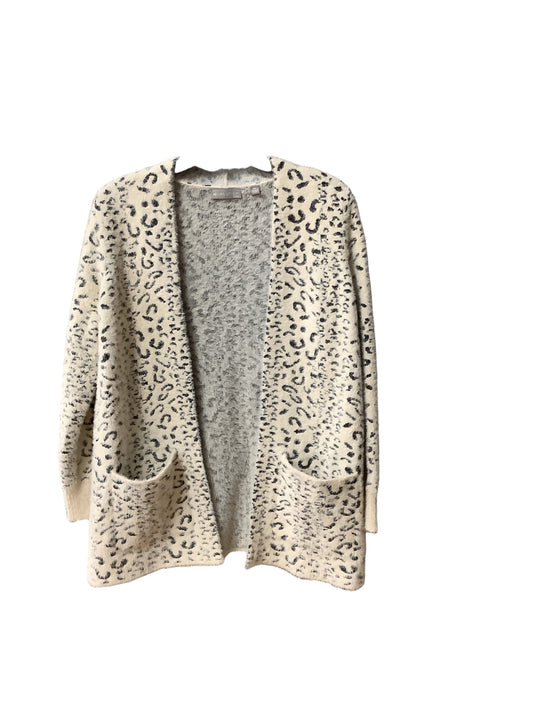 Sweater Cardigan By Cyrus Knits In Leopard Print, Size: S