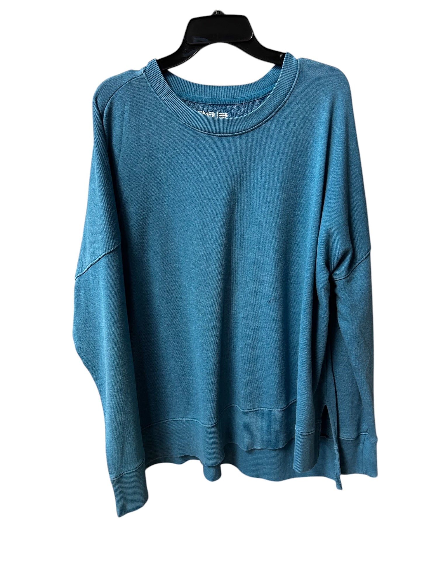 Top Long Sleeve Basic By Time And Tru In Aqua, Size: 26