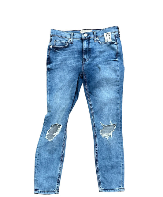 Blue Denim Jeans Skinny Free People, Size 4
