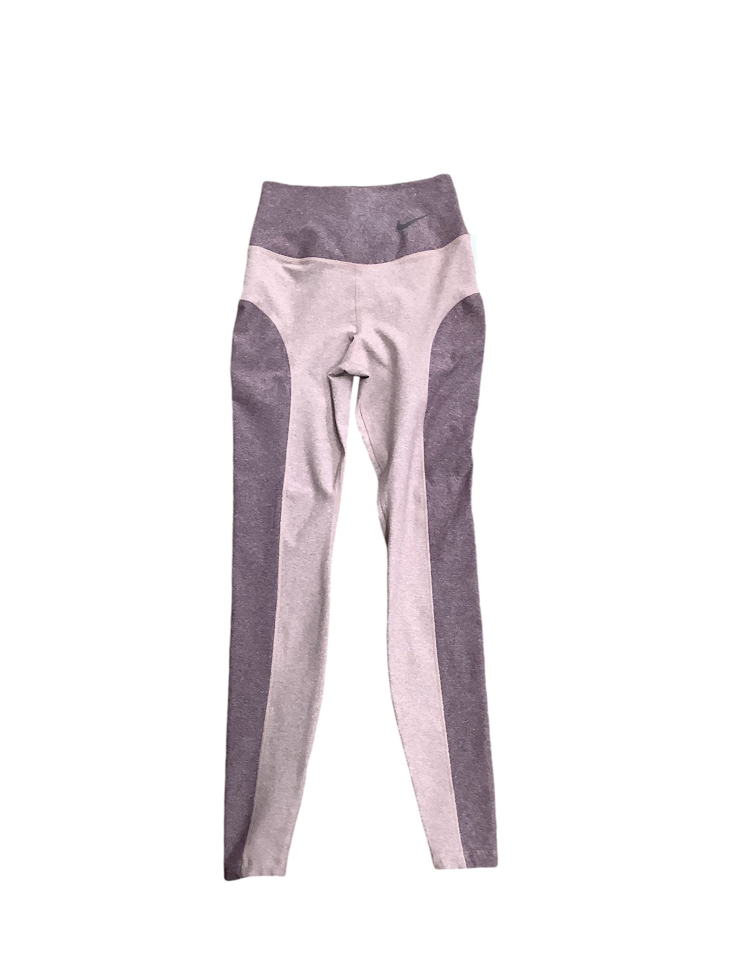 Athletic Leggings By Nike Apparel In Mauve, Size: Xs