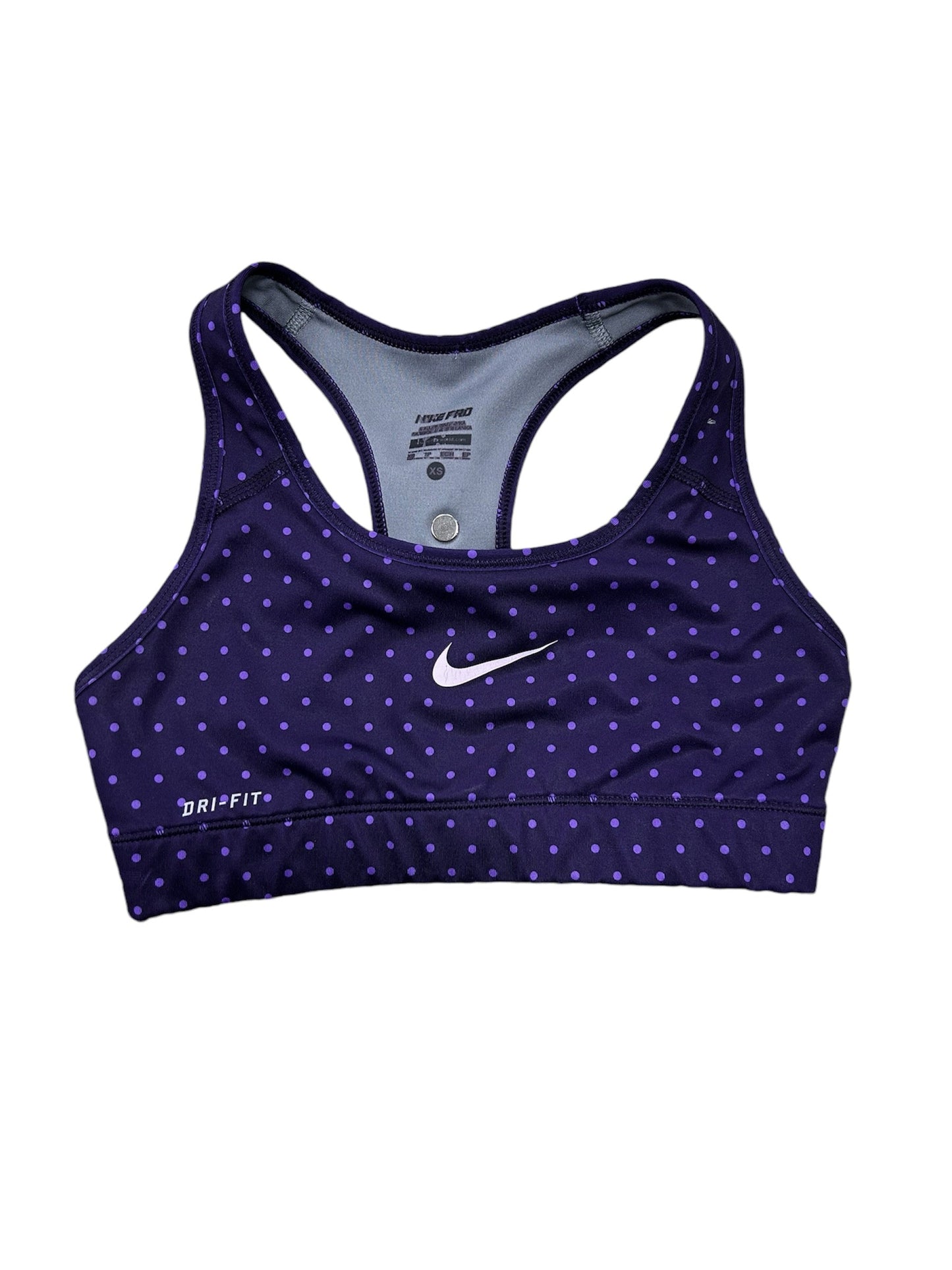 Athletic Bra By Nike Apparel In Purple, Size: Xs