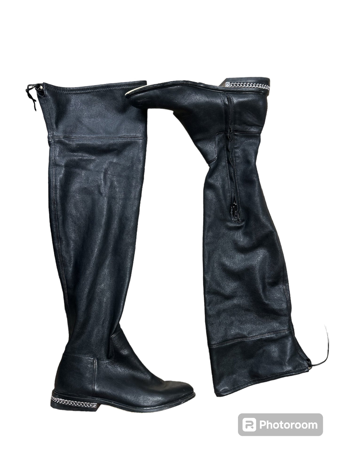 Black Boots Designer Michael Kors, Size 5.5