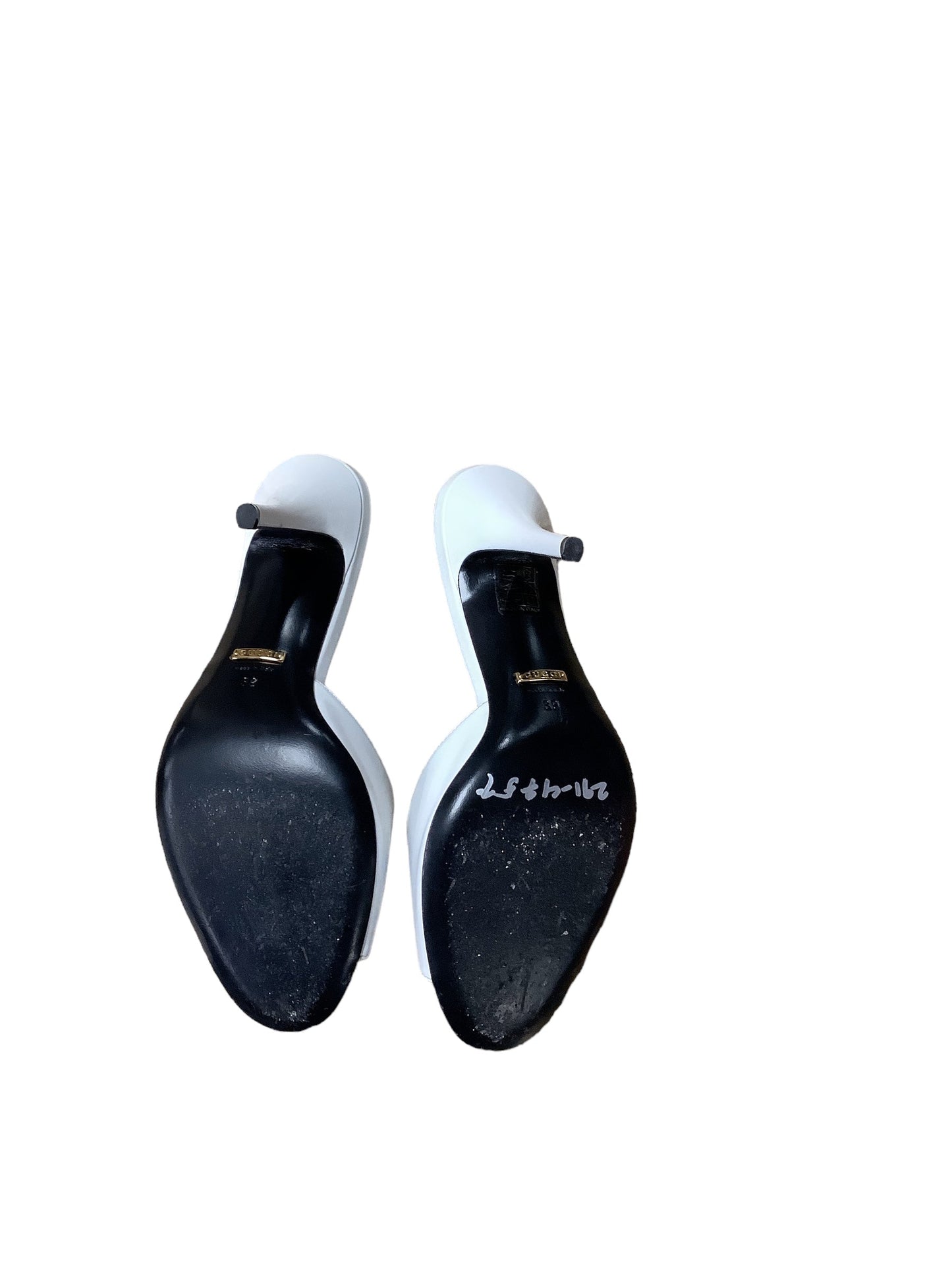 White Shoes Heels Stiletto Gucci, Size 9