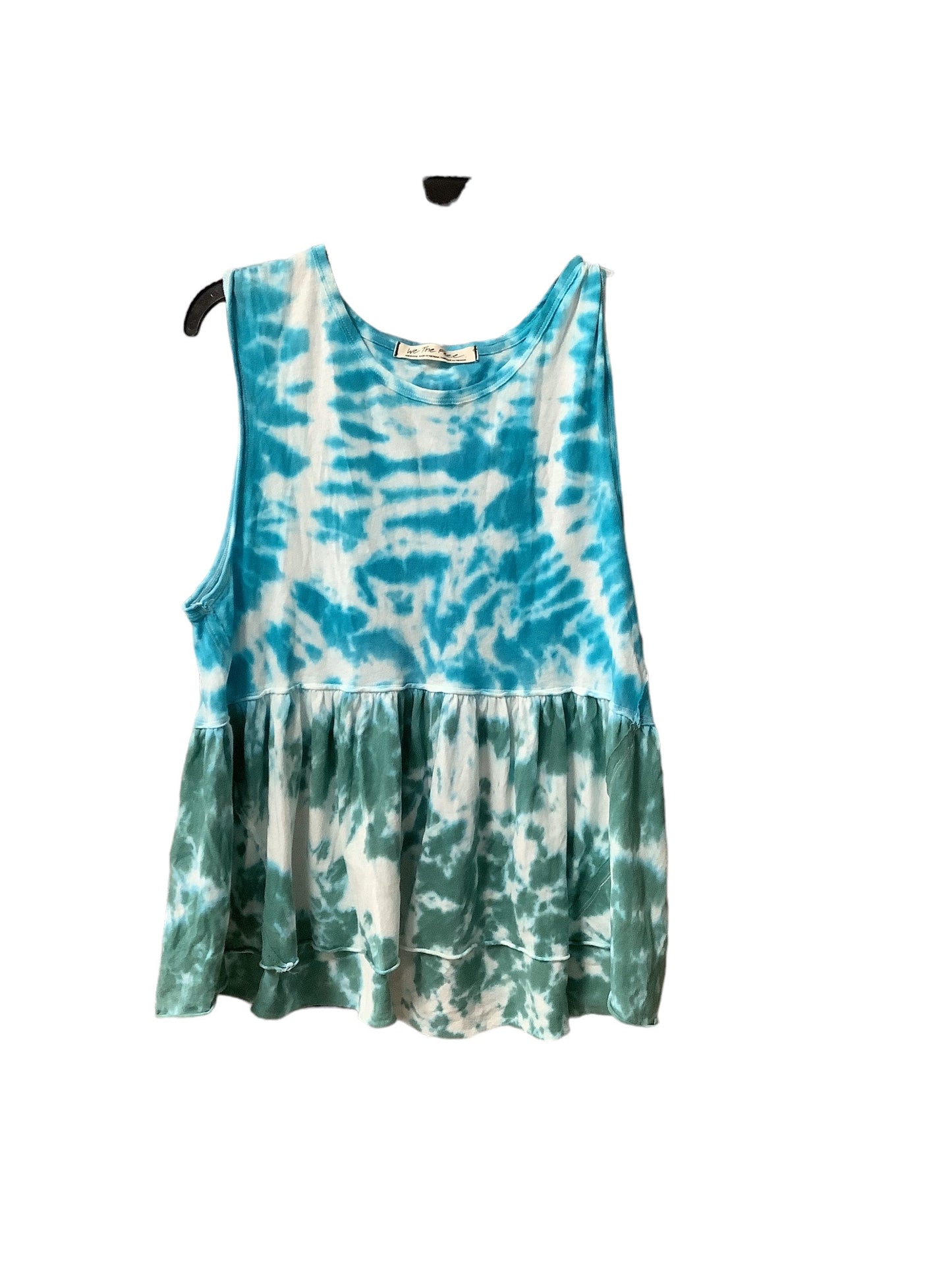 Tie Dye Print Top Sleeveless We The Free, Size M