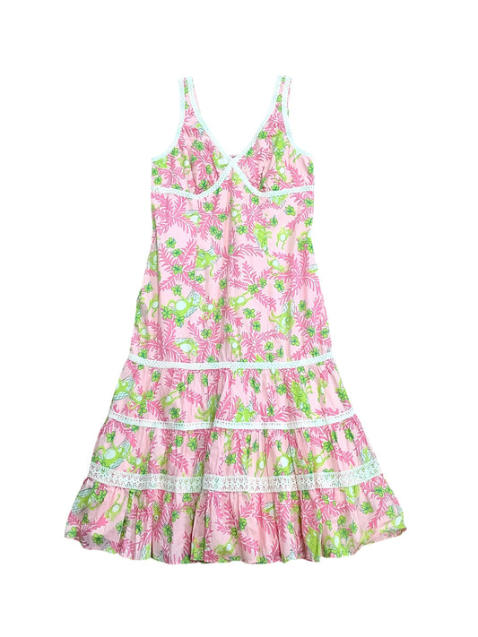 Dress Casual Midi By Lilly Pulitzer In Pink, Size: 10