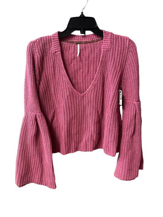 Sweater By Free People In Pink, Size: Xs