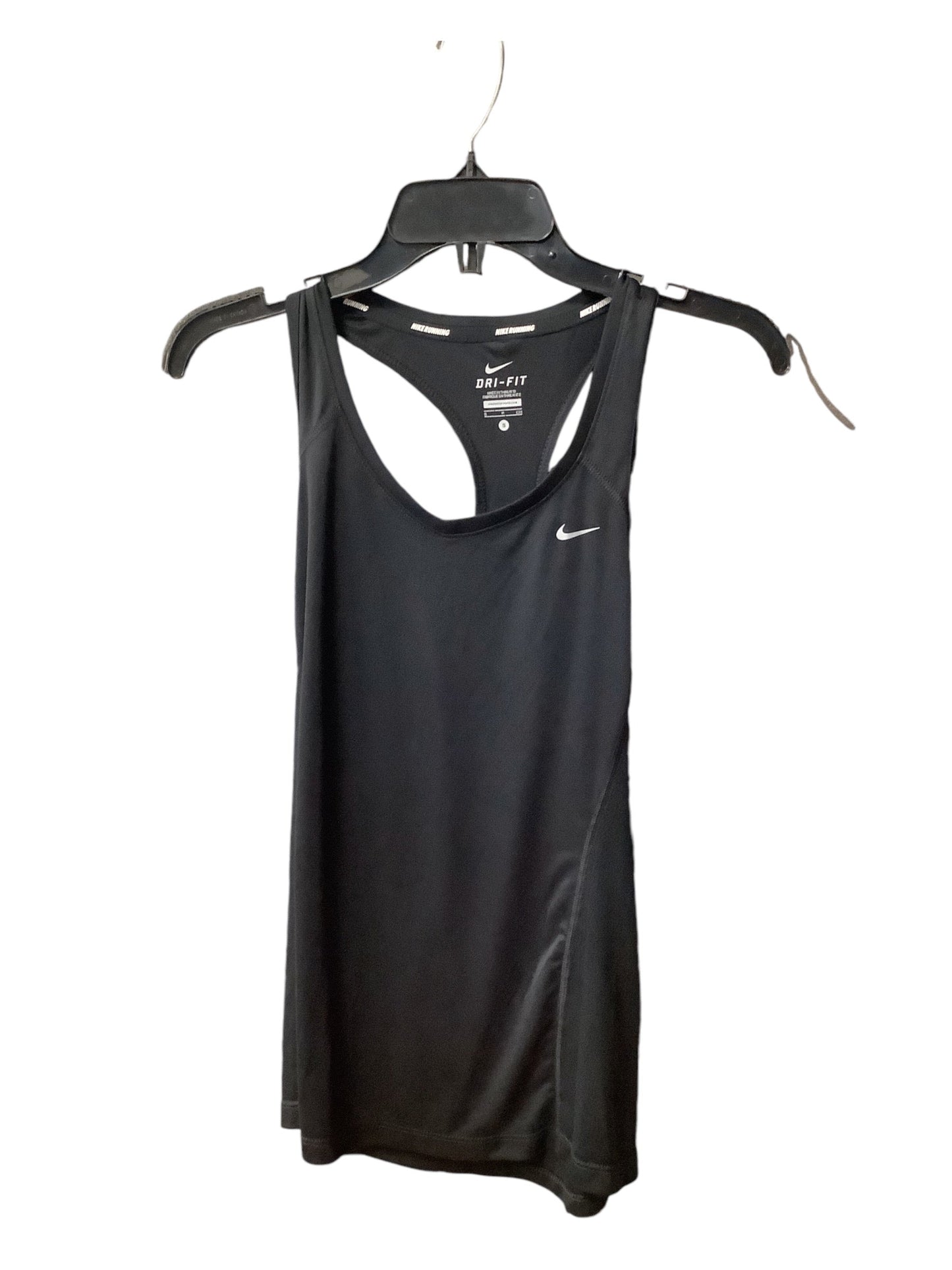 Athletic Tank Top By Nike Apparel In Black, Size: S