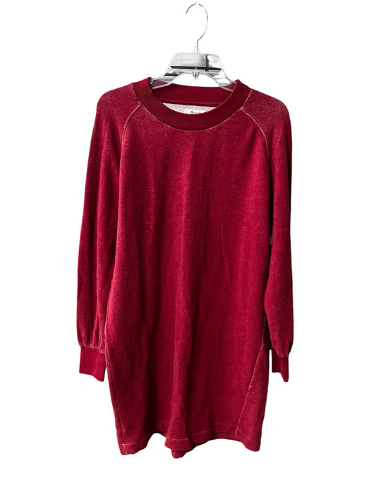 Tunic Long Sleeve By Madewell In Red, Size: S