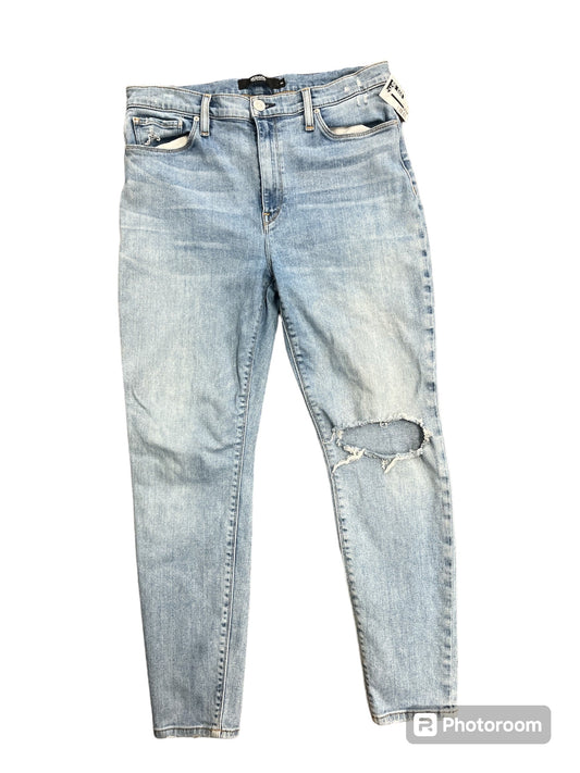 Blue Denim Jeans Straight Hudson, Size 10