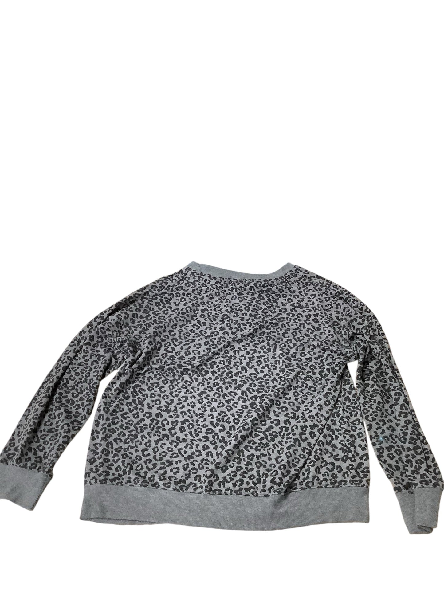 Top Long Sleeve By Splendid In Animal Print, Size: Xl