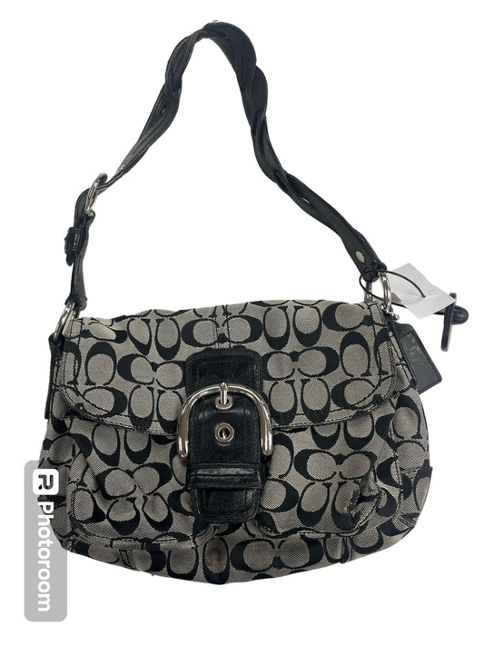 Cream Handbag Designer Coach, Size Medium