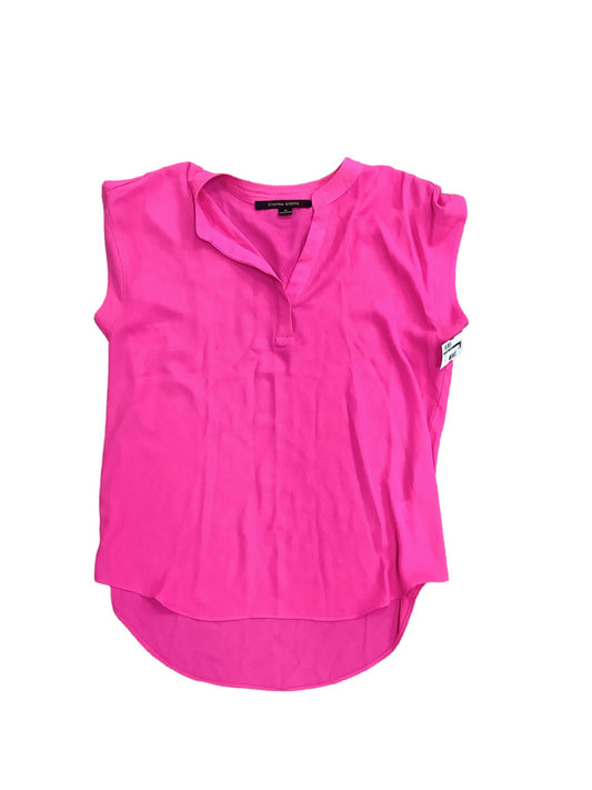 Pink Top Short Sleeve Cynthia Steffe, Size M