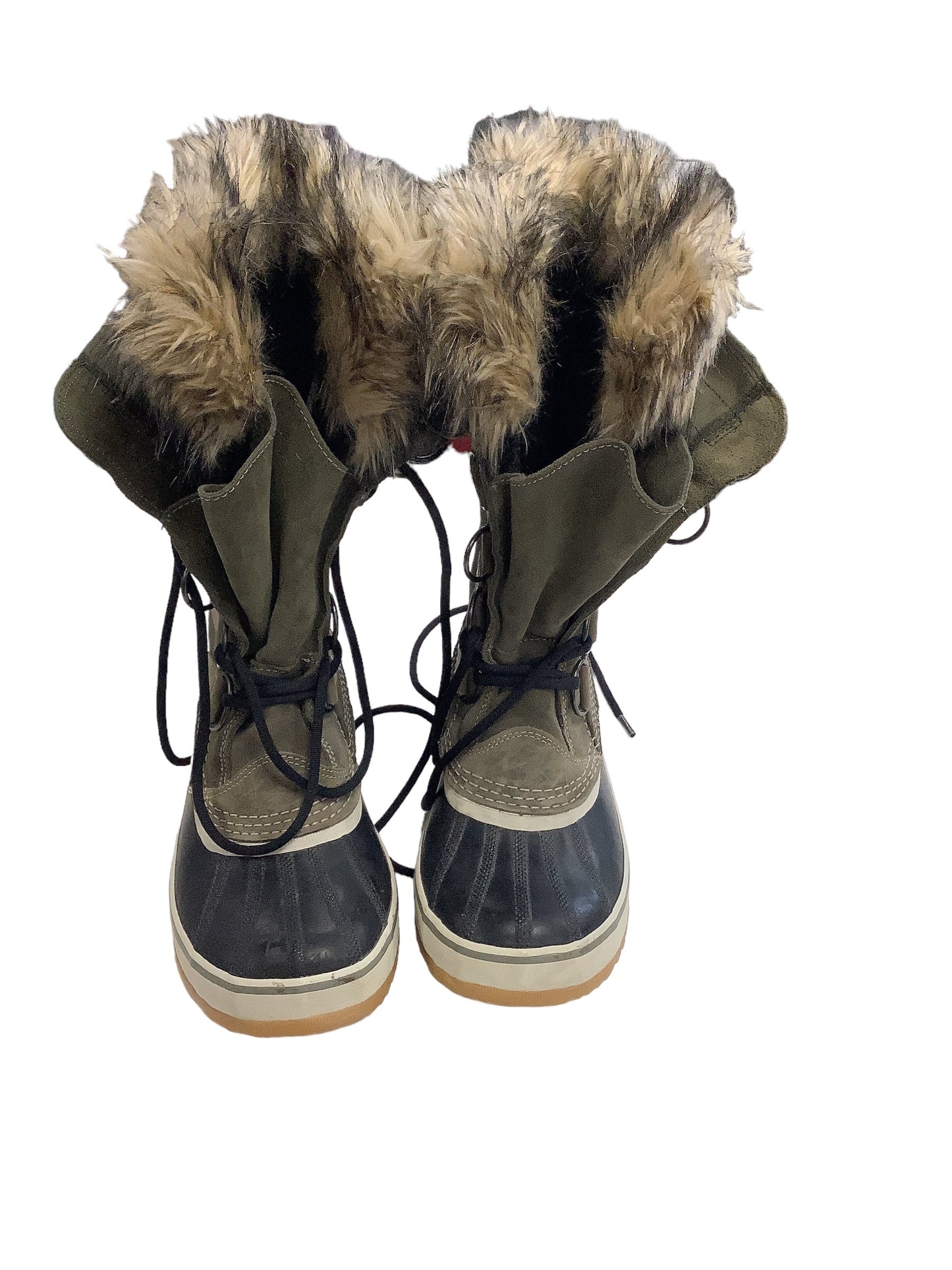 Green Boots Snow Sorel, Size 9