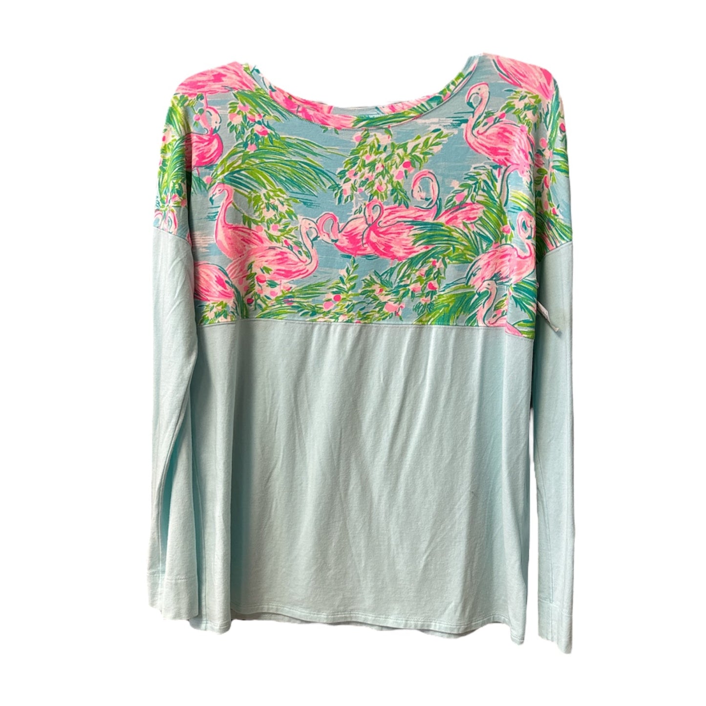 Multi-colored Top Long Sleeve Designer Lilly Pulitzer, Size S