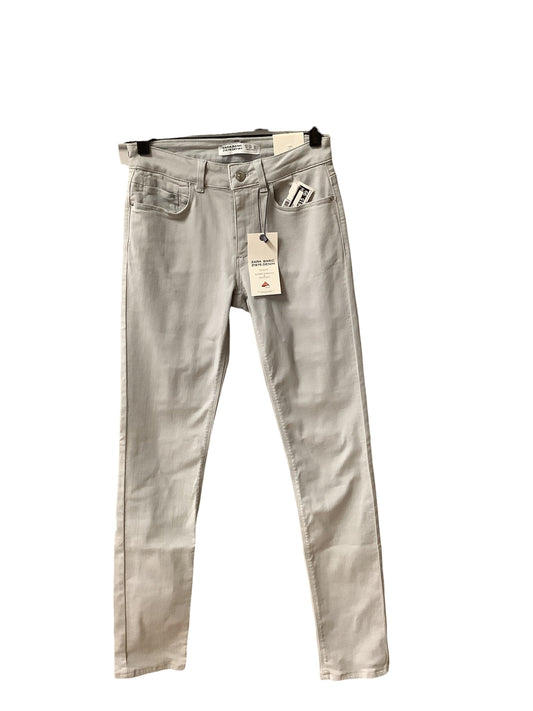 Jeans Skinny By Zara In Grey Denim, Size: 4