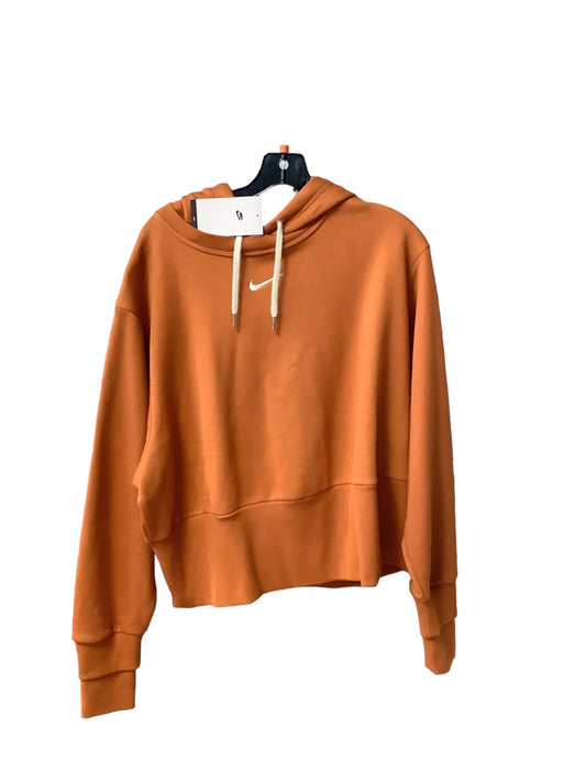 Athletic Sweatshirt Hoodie By Nike Apparel In Orange, Size: 2x